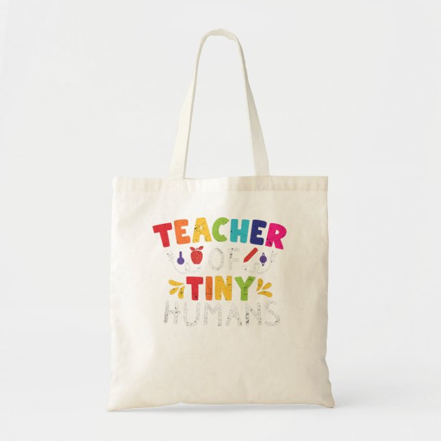 Kindergarten Teacher Daycare Preschool Prek Teache Tote Bag (Front)