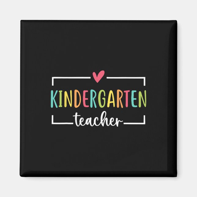 Kindergarten Teacher First Day of School Welcome B Magnet (Front)