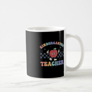 Kindergarten Teacher Groovy Back to School Team KG Coffee Mug