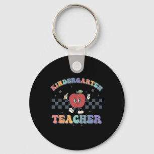 Kindergarten Teacher Groovy Ck To School Team Kg T Key Ring