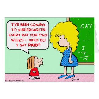 kindergarten teacher paid