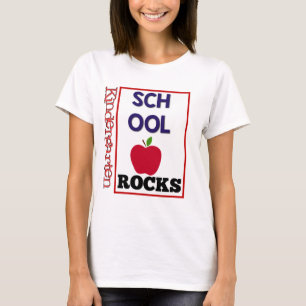 Kindergarten Teacher School Rocks T-Shirt