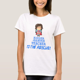 Kindergarten Teacher, Super Hero Teacher T-Shirt