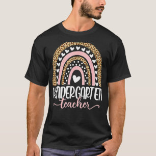 Kindergarten Teacher Teach Love Inspire First Day  T-Shirt