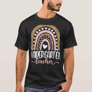 Kindergarten Teacher Teach Love Inspire First Day  T-Shirt