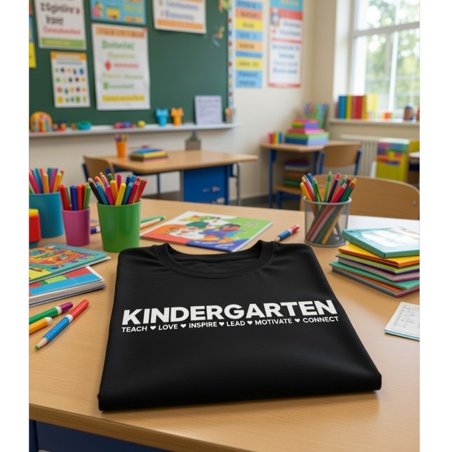 Kindergarten Teacher Teach Love Inspire Lead... T-Shirt (Creator Uploaded)