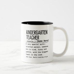 Kindergarten teacher Two-Tone coffee mug