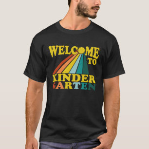 Kindergarten Teacher Welcome Back to School Retro T-Shirt