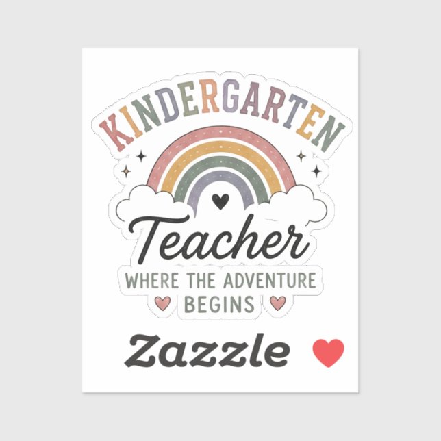 Kindergarten Teacher Where Adventure Begins Gift (Sheet)