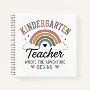 Kindergarten Teacher Where Adventure Begins Gift Notebook