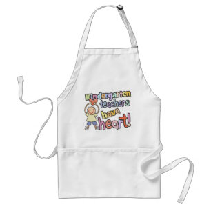 Kindergarten Teachers Have Heart BBQ Apron