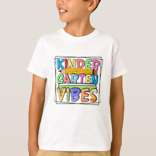 Kindergarten Vibes Colourful Cute Toddler  T-Shirt