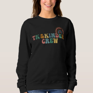 Kindergarten Vibes Groovy Transitional Kindergarte Sweatshirt