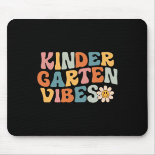 Kindergarten Vibes - Kinder Crew Retro First Day o Mouse Mat