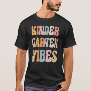 Kindergarten Vibes Kindergarten Team Retro 1st Day T-Shirt