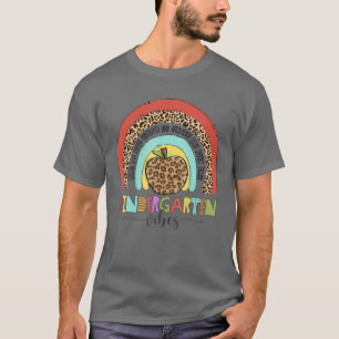 Kindergarten Vibes Rainbow Girls Teacher Back To S T-Shirt