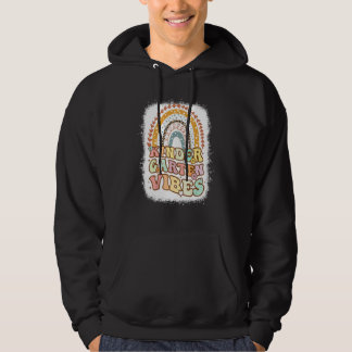 Kindergarten Vibes Rainbow Retro Teacher Back To S Hoodie