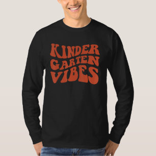 Kindergarten Vibes Retro Colourful And Groovy Sch T-Shirt