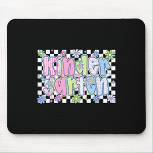 Kindergarten Wildflower First Day Of School Back T Mouse Mat