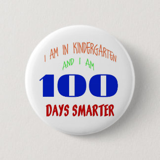 Kindergarteners 100 Day 6 Cm Round Badge
