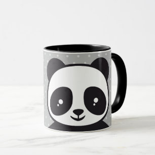 Kindertasse Pandabär - grau    Mug