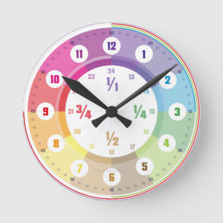 Kinderuhr Lernuhr Wanduhr | Lehruhr Zeit Lehren Round Clock