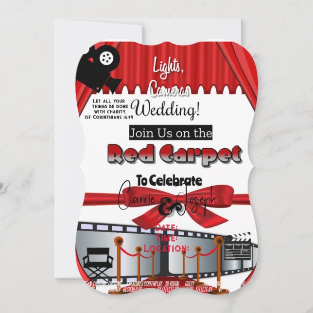 Kindgom Red Carpet Invitation (Front)