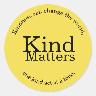 KindMatters Classic Round Sticker