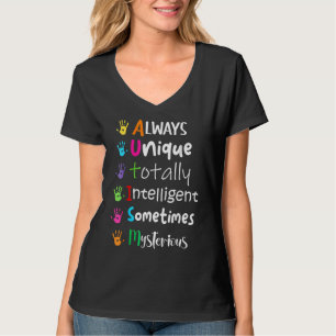Kindness Always Unique Totally Autism Awareness Ha T-Shirt
