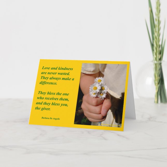 "Kindness Blesses" Greeting Cards (Front)