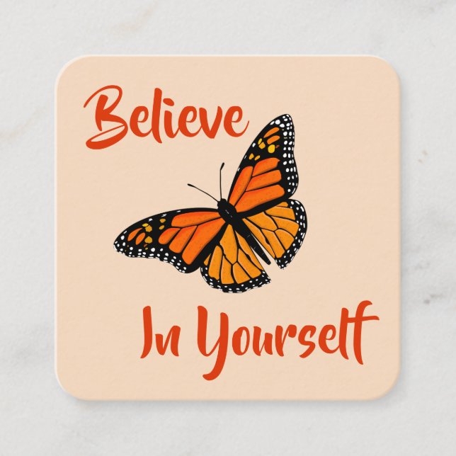 Kindness Card: "Believe In Yourself" Cards (Front)