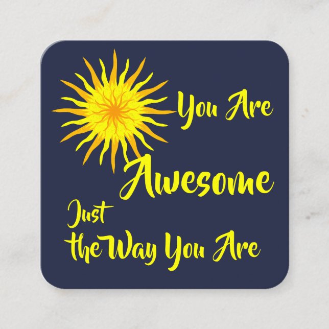 Kindness Card: "You Are Awesome" Cards (Front)