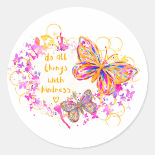 Kindness Classic Round Sticker