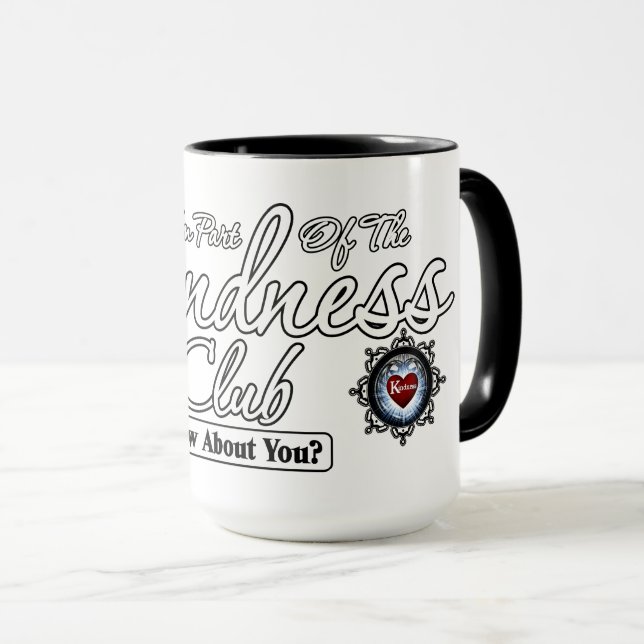 Kindness Club Mug (Front Right)