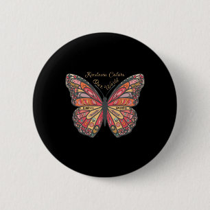 Kindness Colours Our World Inspirational Quote Sti 6 Cm Round Badge