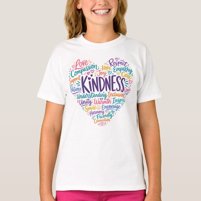 Kindness compassion empathy and respect T-Shirt (Front)