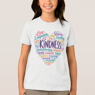 Kindness compassion empathy and respect Tri-Blend shirt