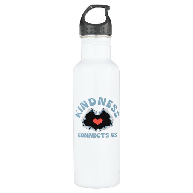 Kindness Connects Us Classic 710 Ml Water Bottle (Front)
