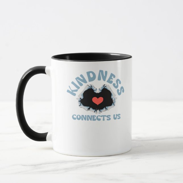 Kindness Connects Us Classic Mug (Left)