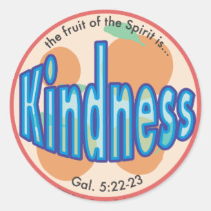 Kindness Fruit of the Spirit Spots Sticker
