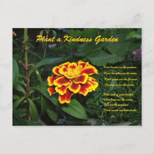 Kindness Garden Poem Postcard