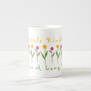 Kindness Grows Flowers Inspirational Bone China Mug