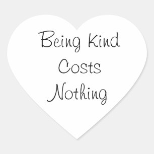 Kindness Heart Sticker