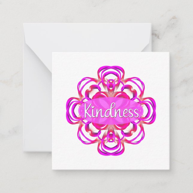 Kindness in Pink Card (Front)