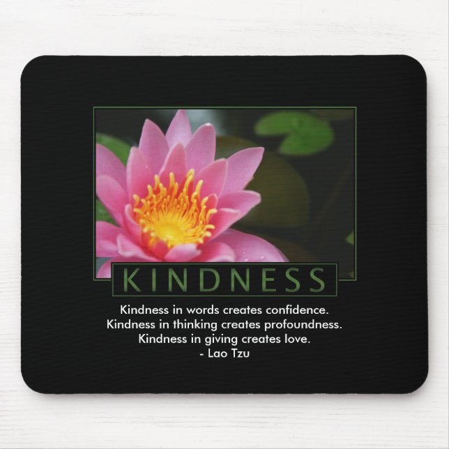 Kindness Inspirational Mouse Pad (Front)