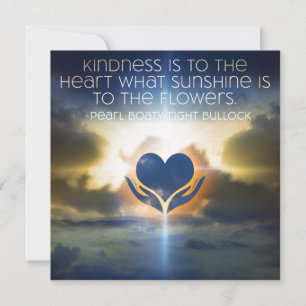 Kindness Inspirational Note Card 5x5