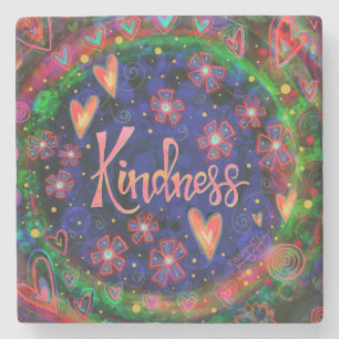 “Kindness” Inspirivity Stone Coaster