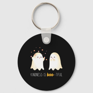 Kindness Is Boo Tiful Teacher Cute Ghost Halloween Key Ring