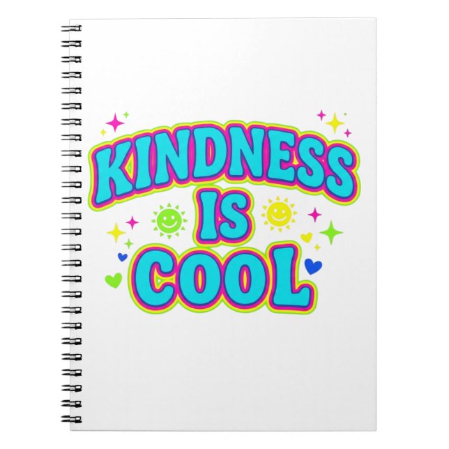 Kindness Is Cool Notebook (Front)