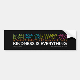 Kindness Is Everything Facebook Digital Image Bumper Sticker